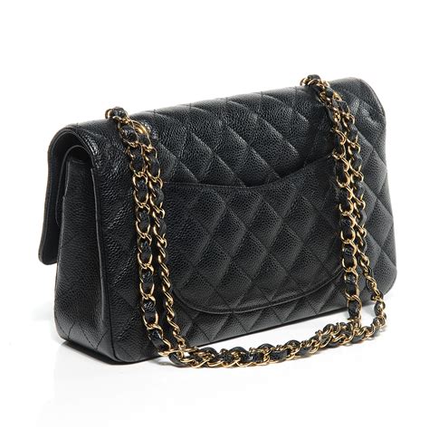 chanel flap bag caviar sizes|CHANEL Caviar Quilted Medium Double Flap Black.